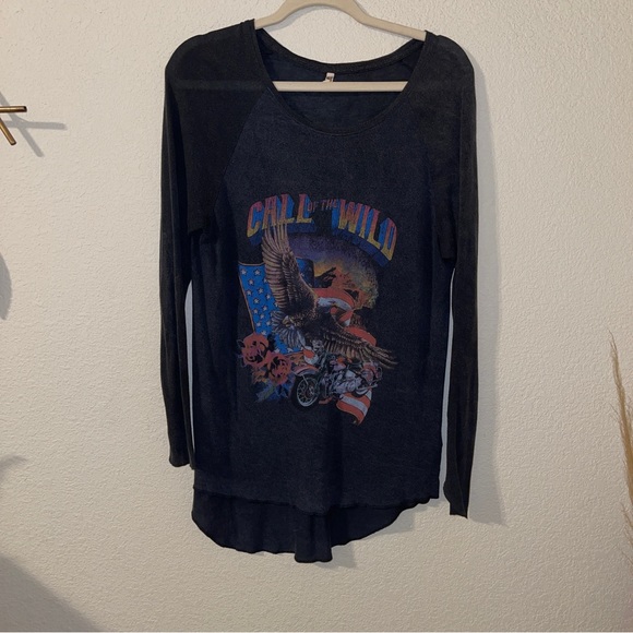 Vintage Call Of The Wild Long Sleeve Tee Size M EUC HTF - Picture 1 of 6